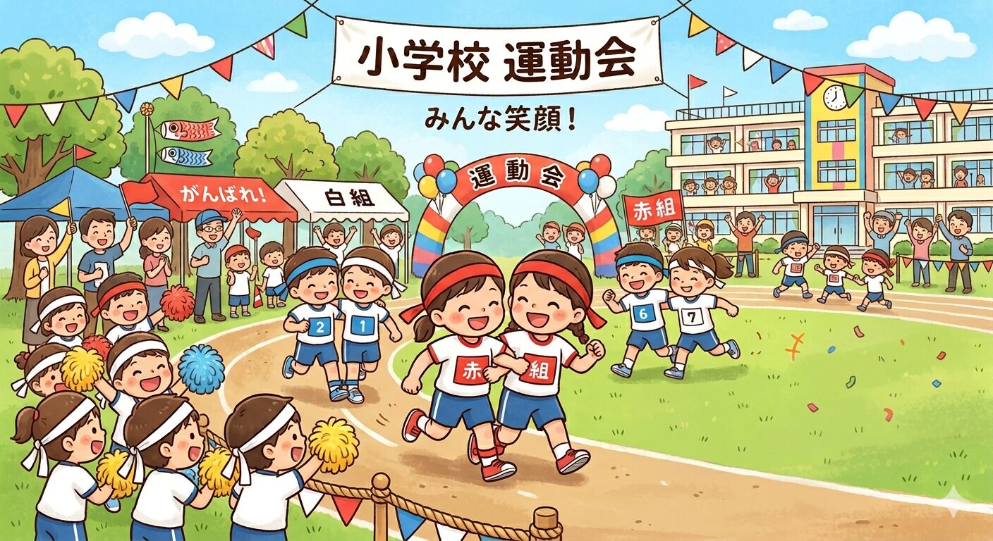 小学校運動会のイラスト